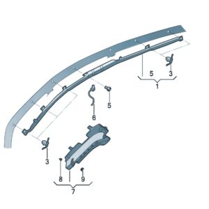10D880741D 10D 880 742D 头部安全气囊单元上汽大众ID.3