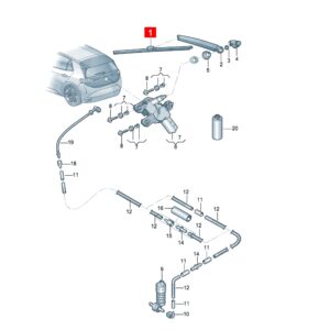 10D955427 流线型刮水片适用于上汽大众ID.3