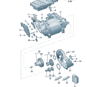1ED901153G 电驱动装置牵引电动机D 适用于奥迪Q5e tron