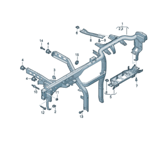89D857017 仪表板横梁适用于奥迪Q5e tron