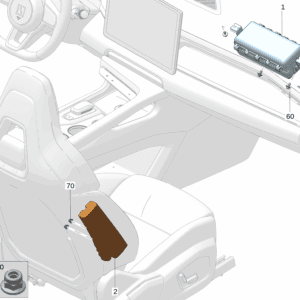 6600134658 乘客侧安全气囊适用于极氪001