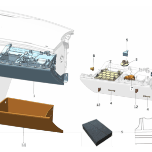 6600205094GA8 手套箱适用于极氪001