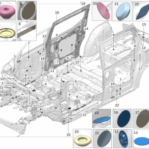 8888006329 橡胶堵塞 D16 适用于极氪009