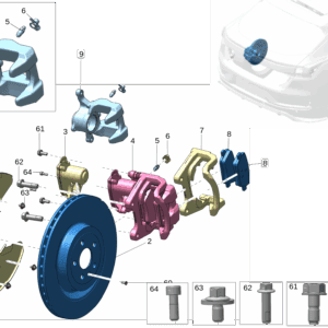 6608006043 后制动盘防尘罩 右 适用于极氪7x