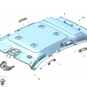 8891701887LA2 前车顶安全把手 适用于极氪7x
