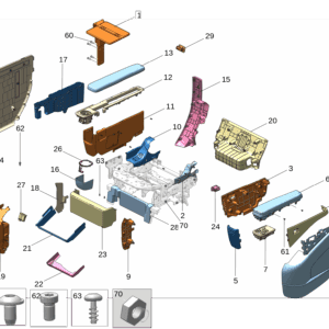 8893160952SA6 座椅桌板 左 适用于极氪009