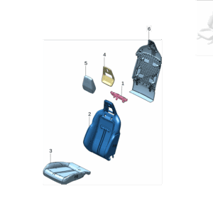 8894520336 座椅背板安装支架 适用于极氪X