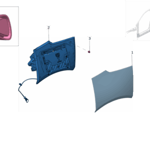 8899600371 充电口盖外板 适用于极氪X