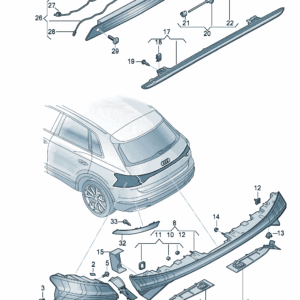 89A 945 095 LED尾灯 适用于奥迪Q5e tron
