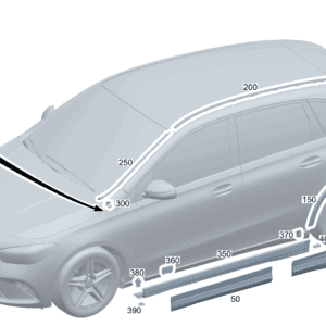 A2438171700 符号标志 左侧 适用于奔驰EQA 260