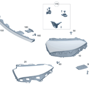 A2439061900 灯组 左侧 适用于奔驰EQA 260