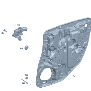 A2477300903 基础托架 左侧 适用于奔驰EQA 260