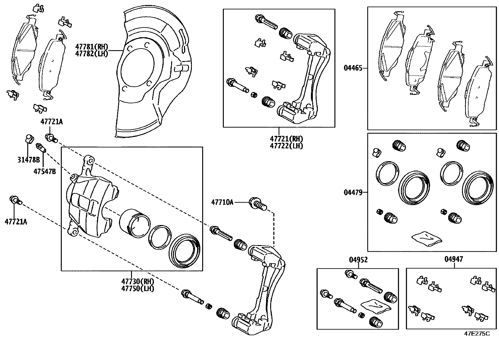Toyota 0446502610 parts diagram