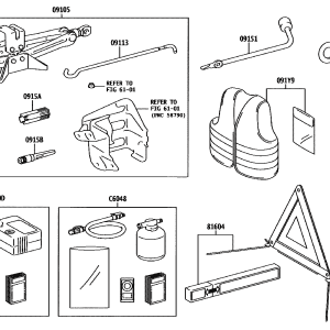 Toyota 091050R010 parts diagram