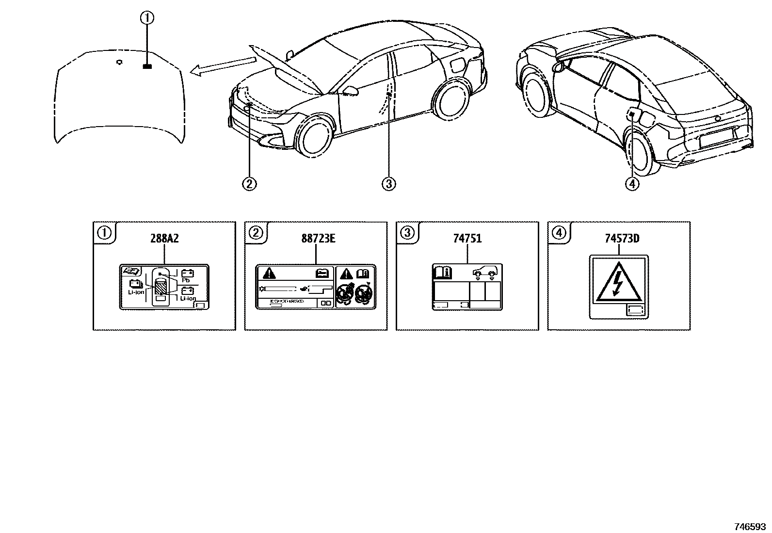 Toyota 288A20Z030 parts diagram