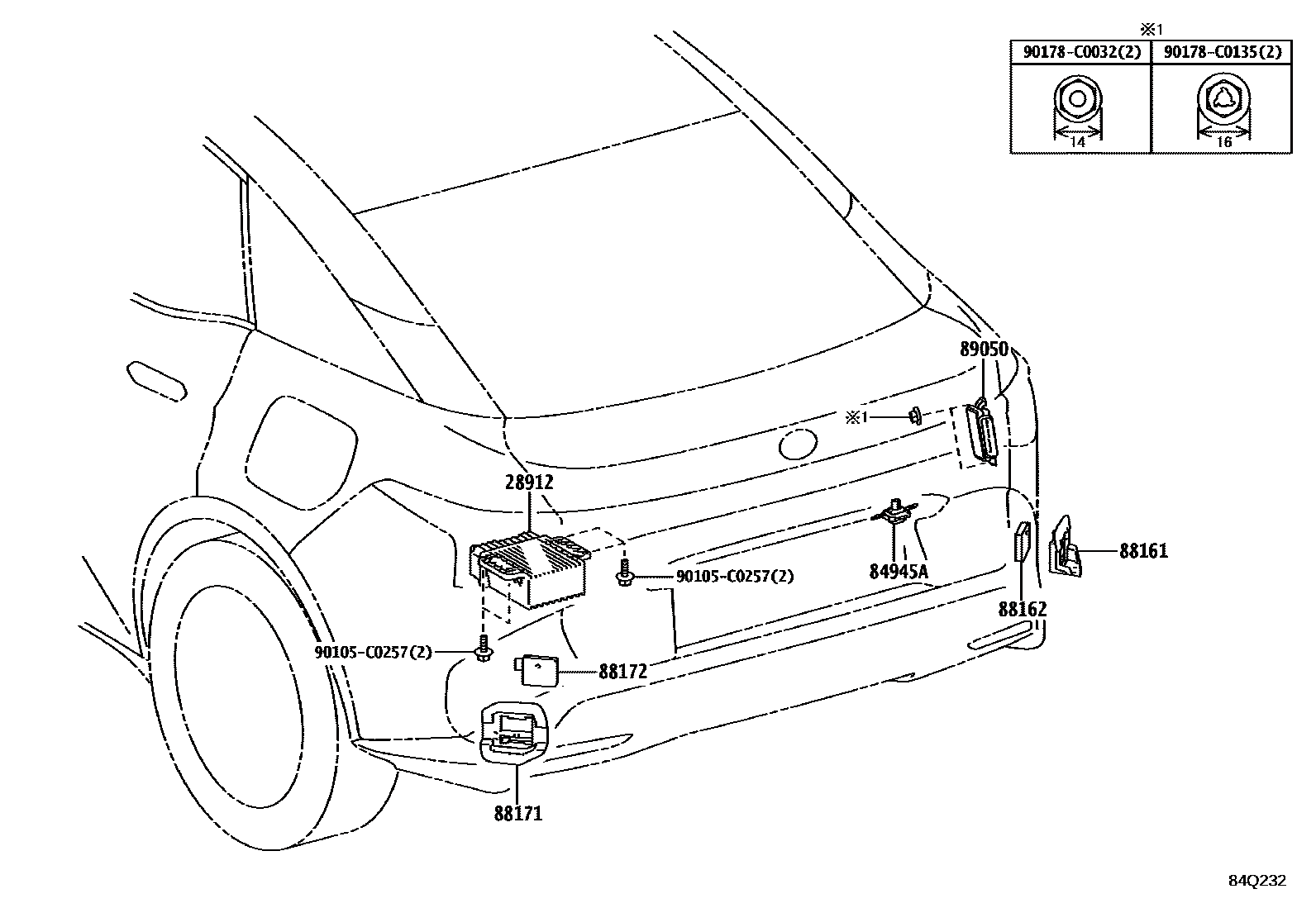 Toyota 289120Z050 parts diagram