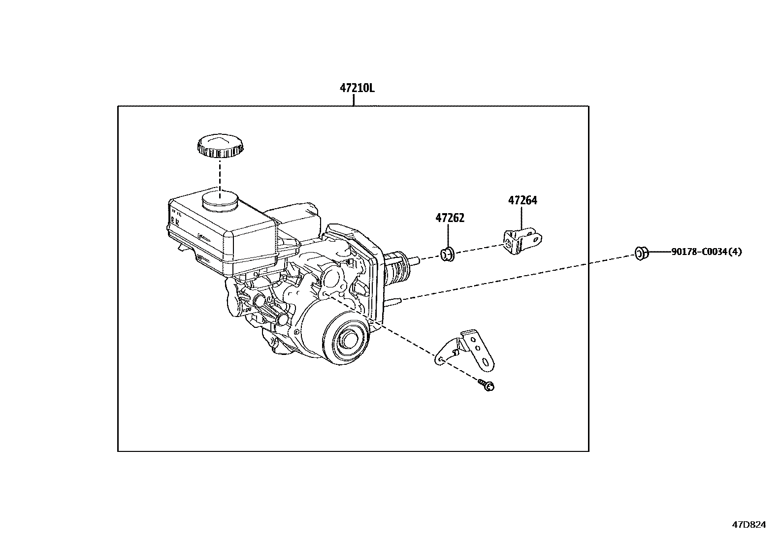 Toyota 470500R090 parts diagram