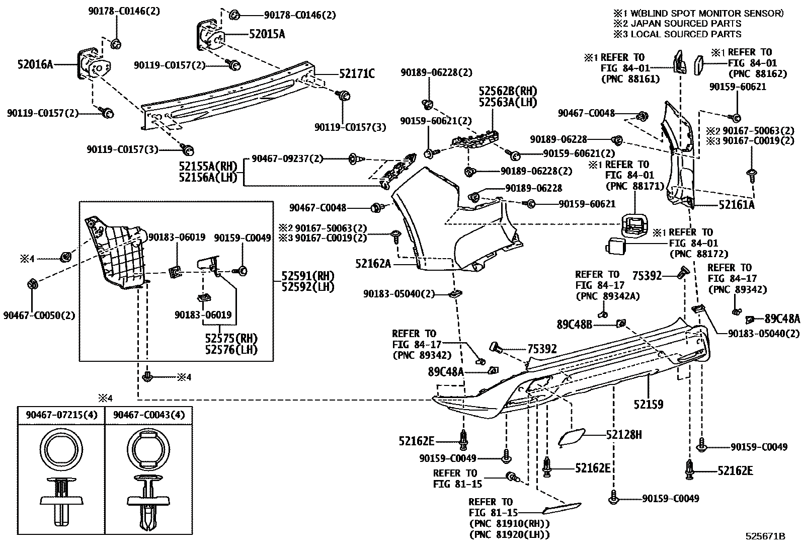 Toyota 5201503040 parts diagram