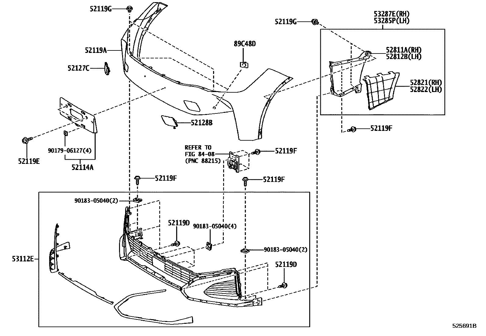 Toyota 5211403010 parts diagram