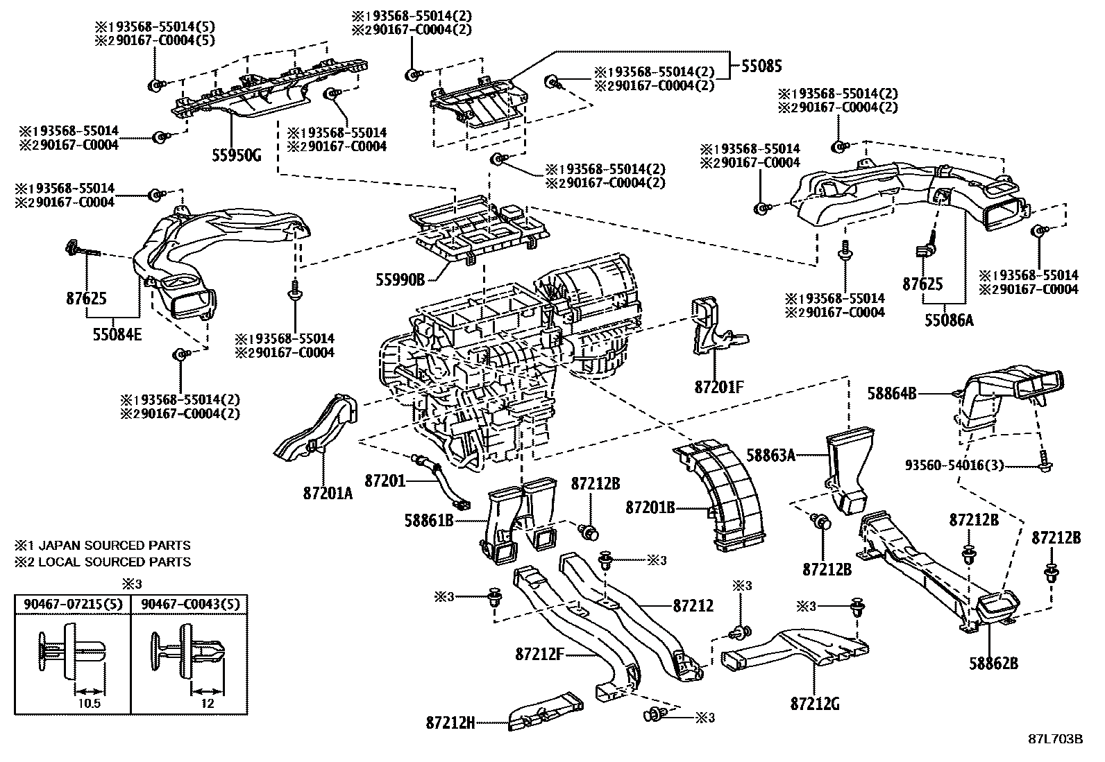 Toyota 5508403020 parts diagram