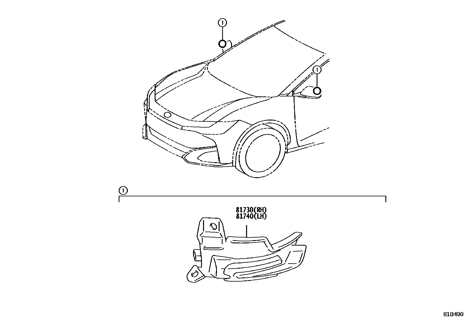 Toyota 81730-F4010 parts diagram