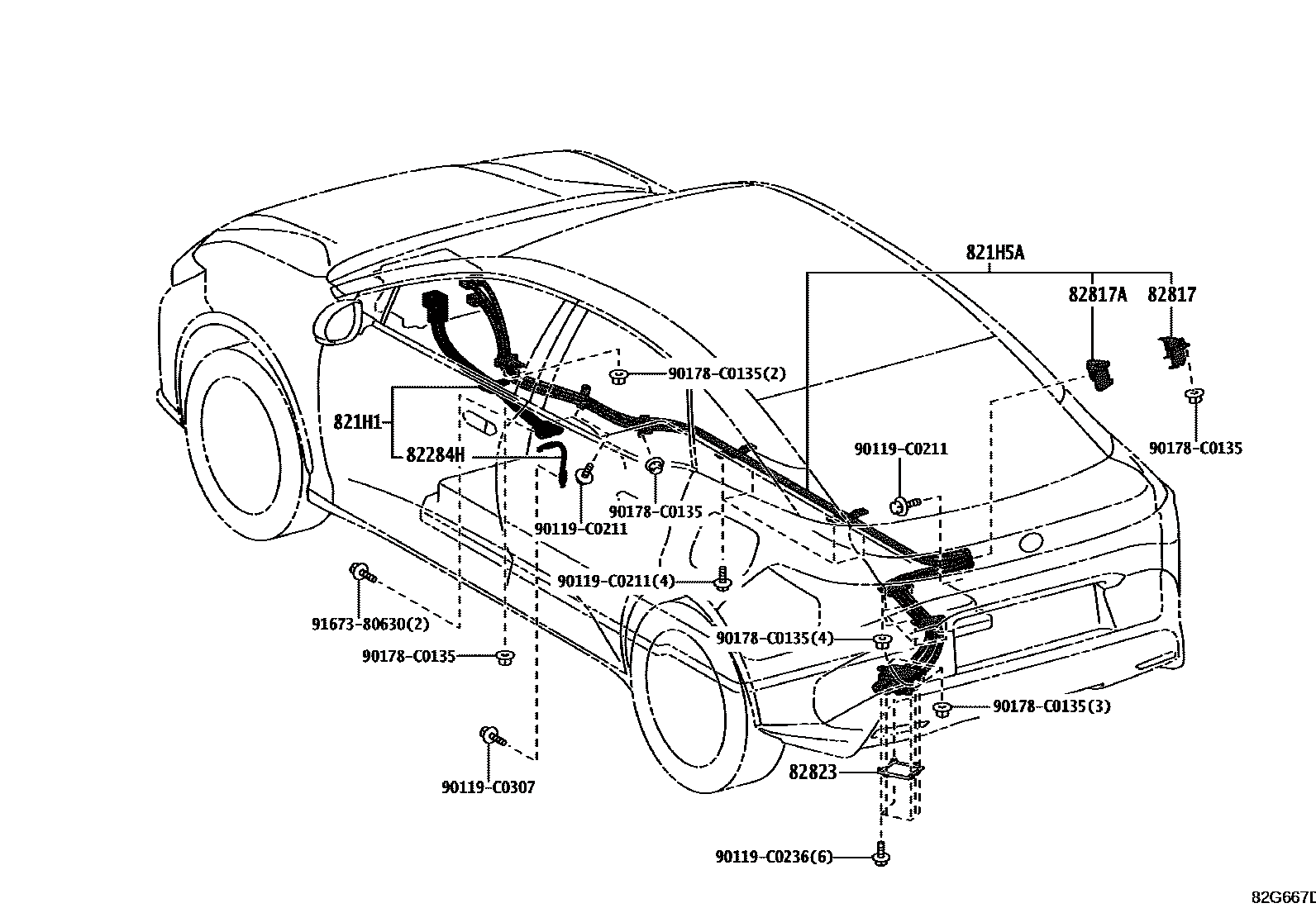 Toyota 821H103010 parts diagram