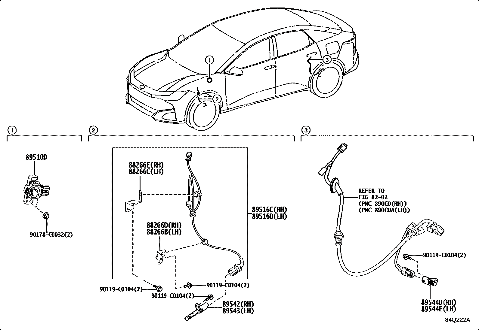 Toyota 8826603010 parts diagram