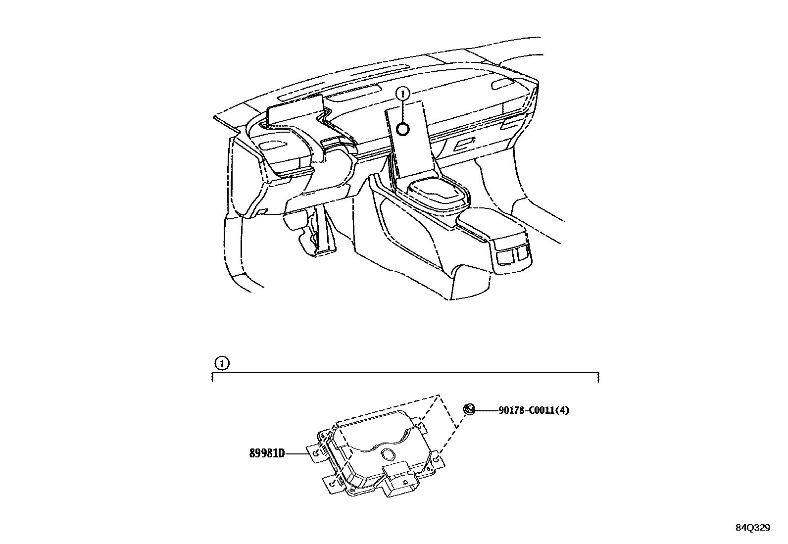 Toyota 8998103020 parts diagram