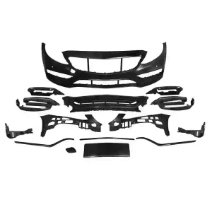 梅赛德斯奔驰C级W205的出厂价格更改为AMG风格，包括前后保险杠头灯尾灯2015-2018