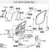 670020R160-Front Left Door for Toyota BZ4X