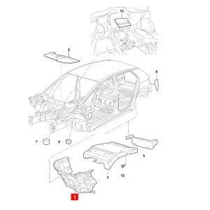 10D863934 前围减震装置适用于上汽大众ID.3