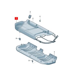 10D885175 后座椅适用于上汽大众ID.3