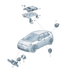 1ED 980 556A 摄像机 适用于上汽大众ID.3
