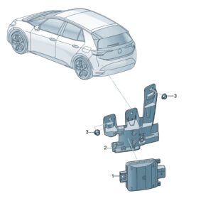 2QD 907 685D 2QD 907 686D 盲区识别 控制单元适用于上汽大众ID.3