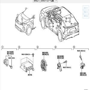8983A0R030 侧空气囊压力传感器 适用于BZ4X