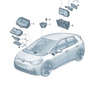 10C035284 A 控制单元，用于_在线服务 适用于上汽大众ID.3
