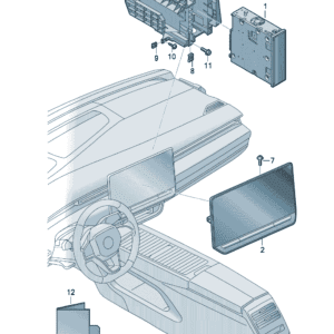 10C035878C 控制单元适用于大众ID7