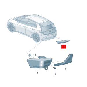 10D945307 10D945308 尾灯适用于上汽ID.3