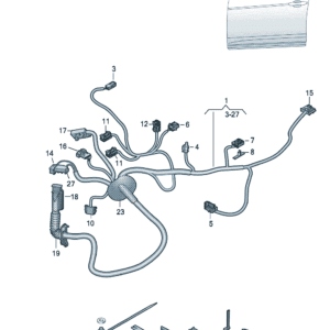 10D971120 车门线速 适用于上汽大众ID.3