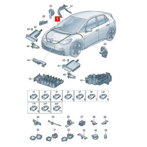 10D971420 发动机机舱线束适用于上汽大众ID.3