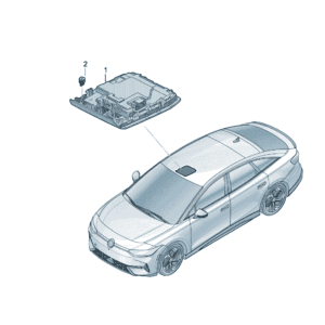 11D959569YRW 阅读灯适用于大众ID7