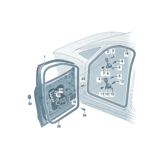 14A831055N 14A831056N 车门适用于大众ID7