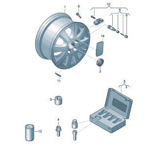 14G601025E 铝合金轮毂适用于ID7