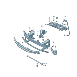 14G807109A 防撞梁保险杠适用于大众ID7