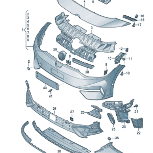 14G807217A 保险杠盖板适用于大众ID7