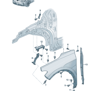 14G821021B 14G821022B 翼子板适用大众ID7