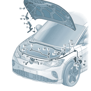 14G823031B 前舱盖适用于大众ID7