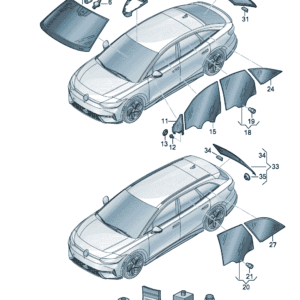14G845011DNVB 挡风玻璃适用于大众ID7