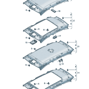 14G867501A 车顶蓬适用于大众ID7