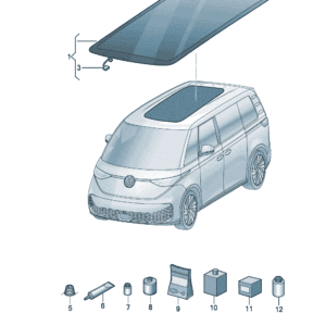 14G877070A 全景天窗玻璃适用于大众ID7